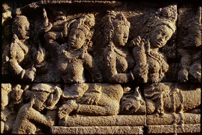Detail of the exterior, AD 778-850 by Indonesian